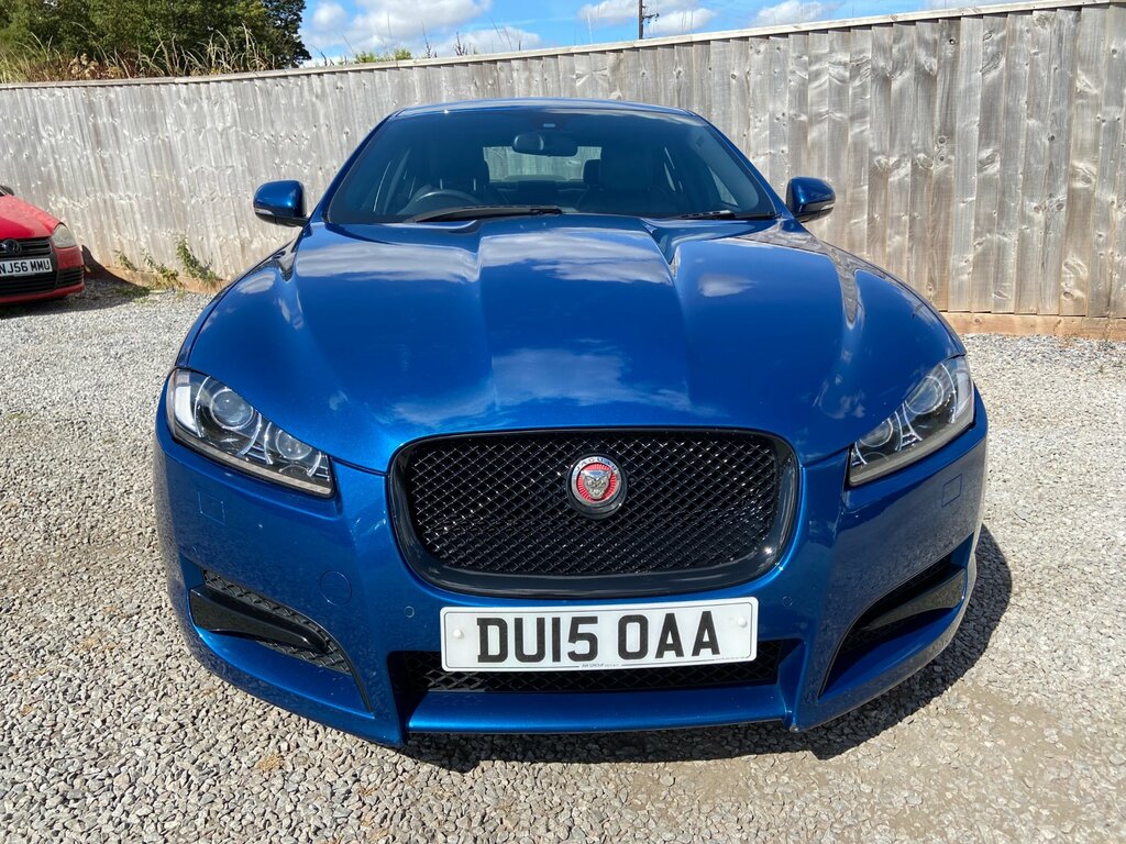 Jaguar XF 2.2D R-sport Black Saloon Euro 5 DU15OAA Blue #3