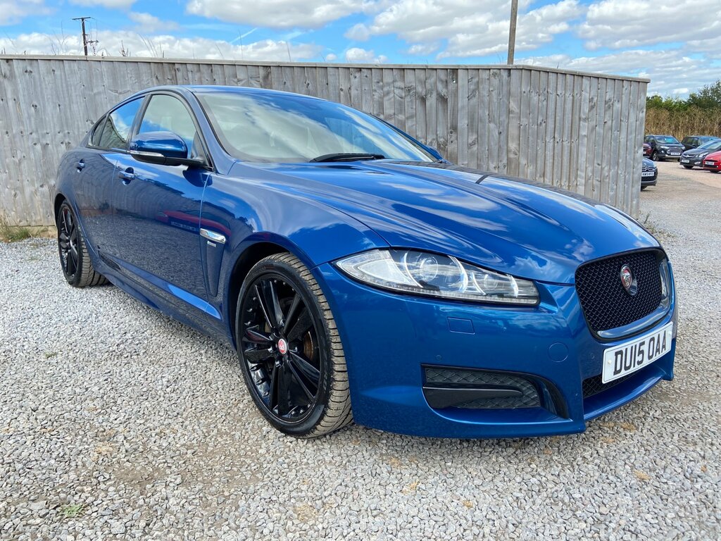 Jaguar XF 2.2D R-sport Black Saloon Euro 5 DU15OAA Blue #2