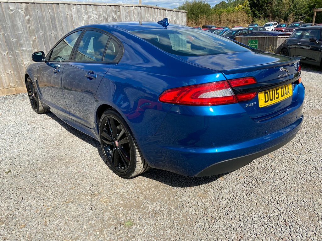 Jaguar XF 2.2D R-sport Black Saloon Euro 5 DU15OAA Blue #6