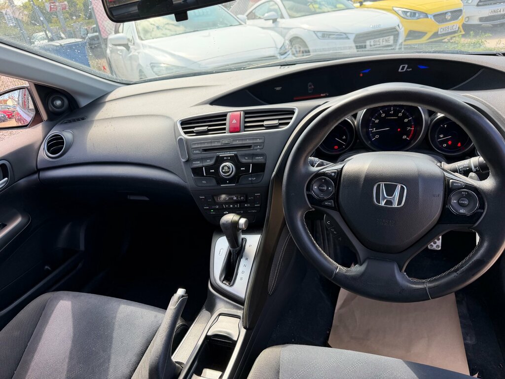Honda Civic 1.8 I-vtec Se Plus Euro 5 Ss 2014 Silver #11
