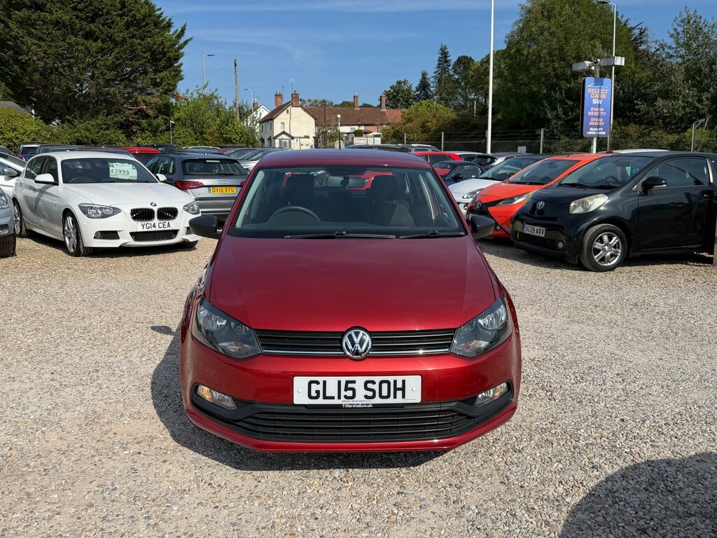Volkswagen Polo 1.0 Bluemotion Tech S Hatchback Red #2