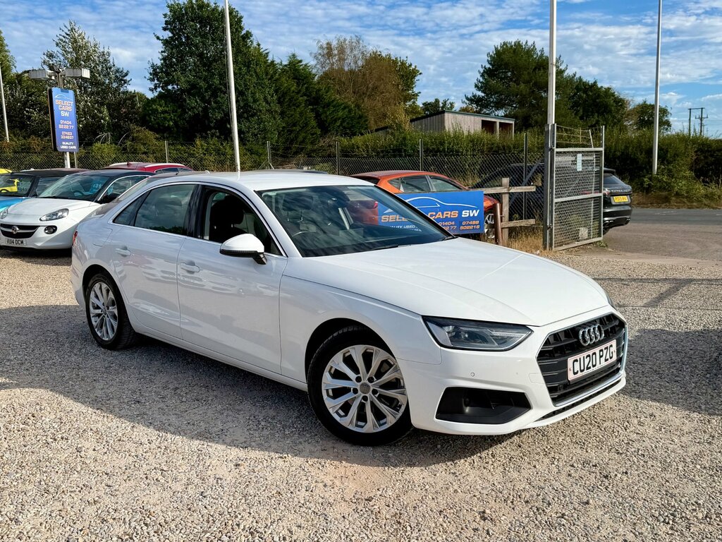 Audi A4 2.0 Tdi 30 Technik Saloon S Tronic Euro White