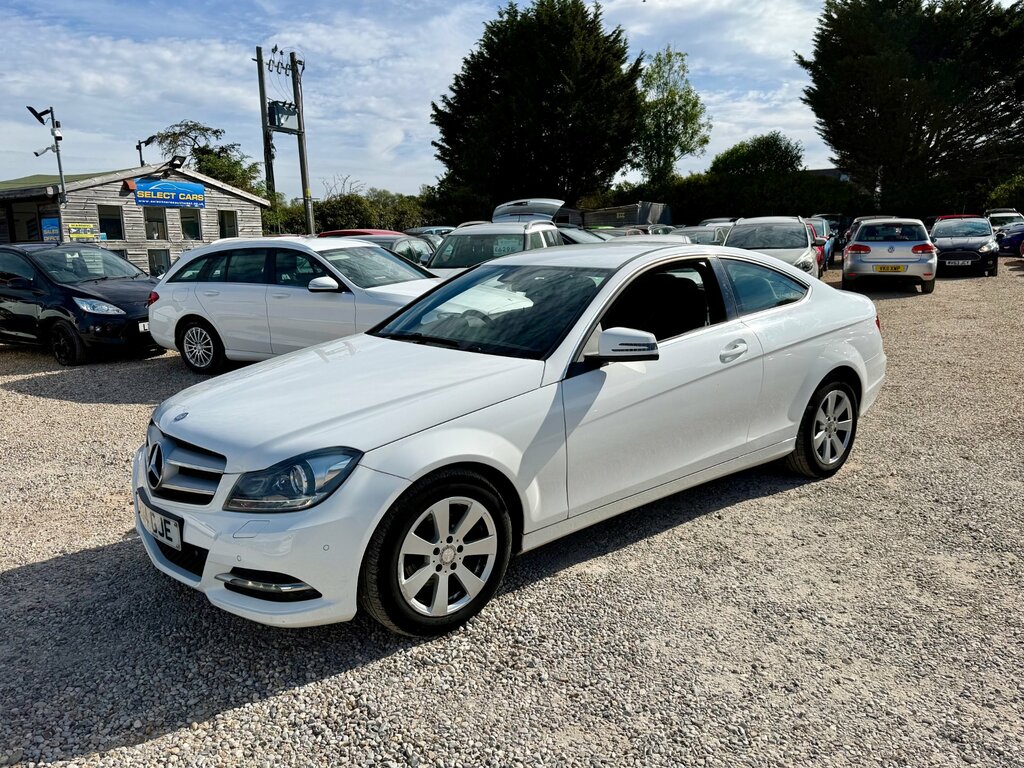 Mercedes-Benz C Class 2.1 C220 Cdi Executive Se Coupe G-troni White #4