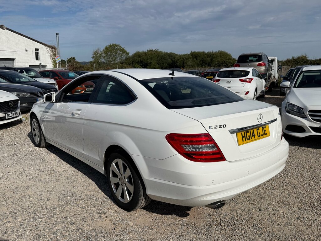 Mercedes-Benz C Class 2.1 C220 Cdi Executive Se Coupe G-troni White #6