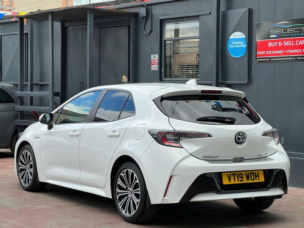 Toyota Corolla 1.8 Vvt-h Design Cvt Euro 6 Ss White #5
