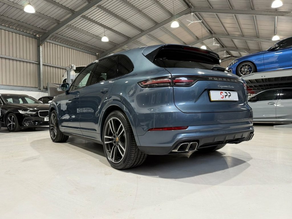 Porsche Cayenne 4.0T V8 Gpf Turbo Suv Tiptronics 4Wd Eu Blue #3