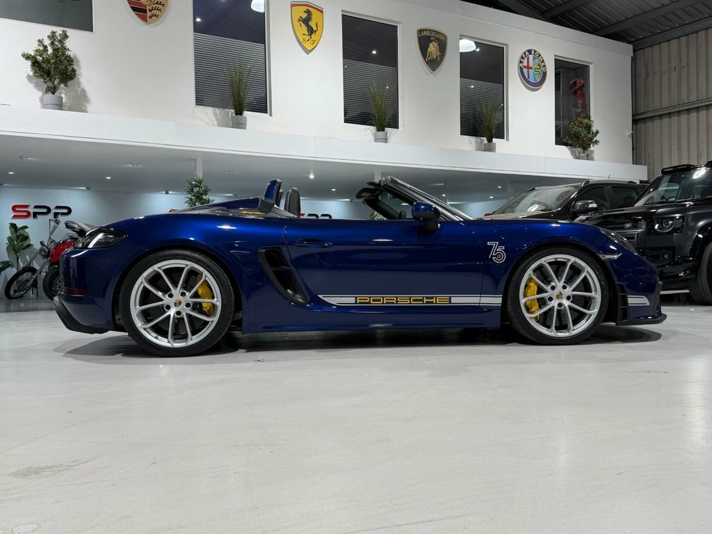 Porsche 718 Spyder 4.0 Spyder Pdk Euro 6 Ss 420 Ps Blue