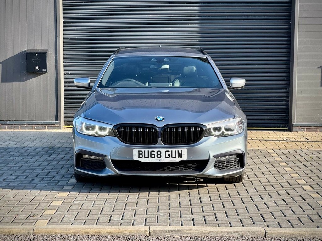 BMW 5 Series 520D Xdrive M Sport Blue #2