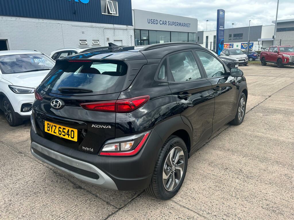 Hyundai Kona 1.6 Gdi Hybrid Se Connect Dct BYZ6540 Black #4