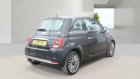 Fiat 500 1.2 Lounge Hatchback Euro 6 Ss Black #4