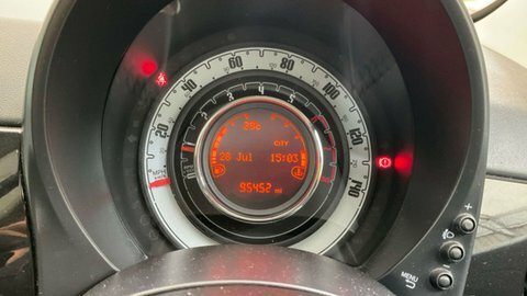 Fiat 500 1.2 Lounge Hatchback Euro 6 Ss Black #12