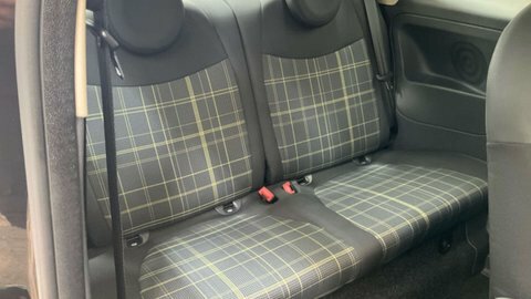 Fiat 500 1.2 Lounge Hatchback Euro 6 Ss Black #13
