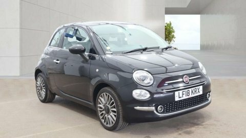 Fiat 500 1.2 Lounge Hatchback Euro 6 Ss Black #1