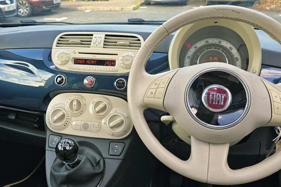 Fiat 500 1.2 Lounge Hatchback Dualogic Euro 4 6 Blue #16