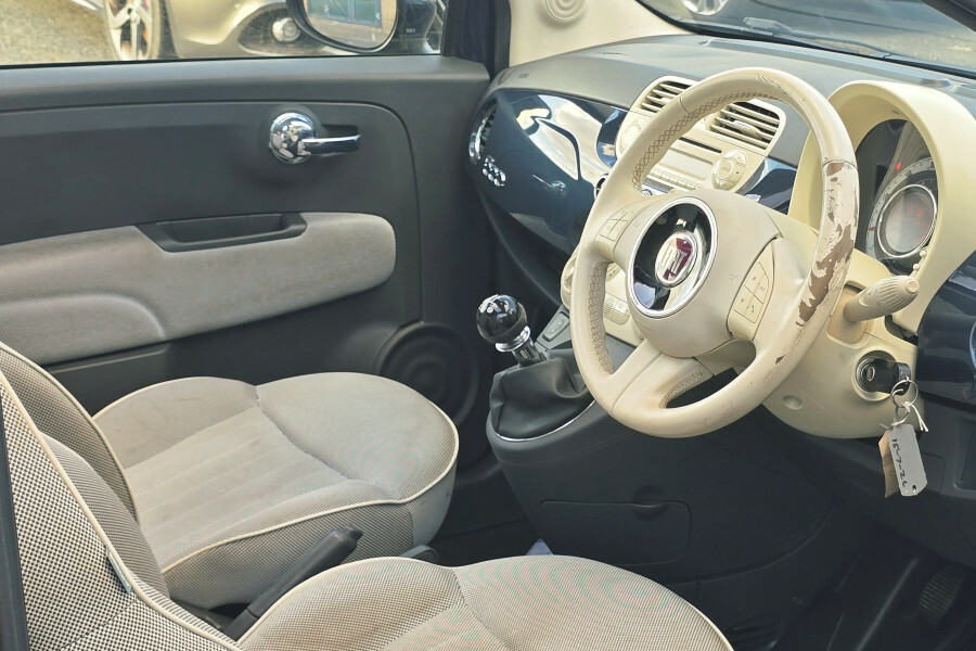 Fiat 500 1.2 Lounge Hatchback Dualogic Euro 4 6 Blue #11