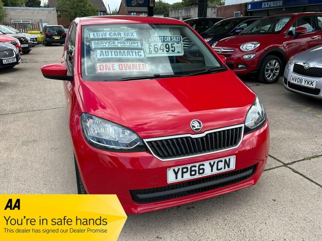 Skoda Citigo 1.0 Mpi Se Asg Euro 6 Red