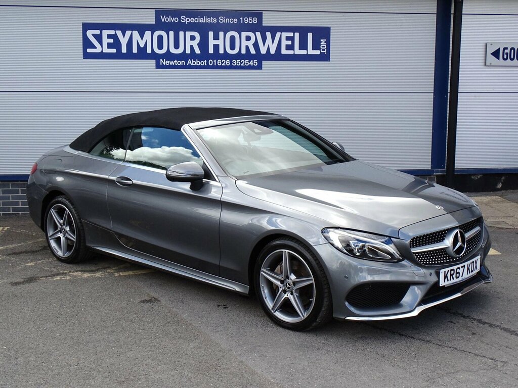Mercedes-Benz C Class 2.0 C200 Amg Line Cabriolet Euro 6 Ss Grey #4
