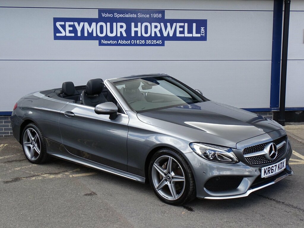 Mercedes-Benz C Class 2.0 C200 Amg Line Cabriolet Euro 6 Ss Grey #3