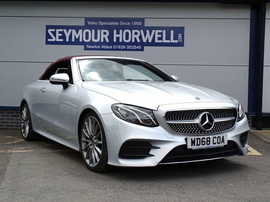 Mercedes-Benz E Class 2.0 E220d Amg Line Premium Cabriolet G-tronic E Silver #2