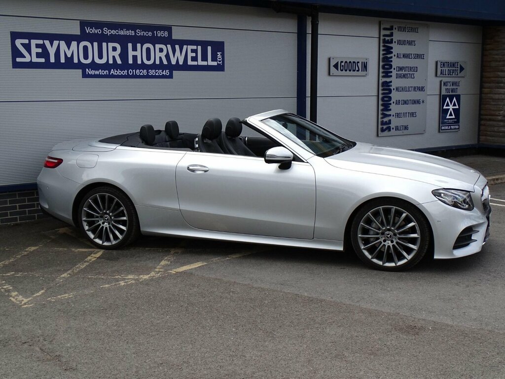 Mercedes-Benz E Class 2.0 E220d Amg Line Premium Cabriolet G-tronic E Silver #5