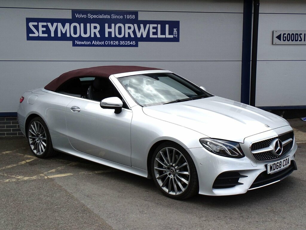 Mercedes-Benz E Class 2.0 E220d Amg Line Premium Cabriolet G-tronic E Silver #4