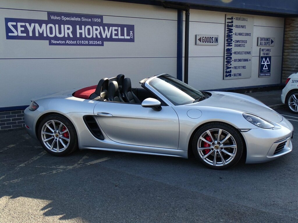 Porsche 718 Boxster 2.5T S Convertible Euro 6 Ss Silver #5