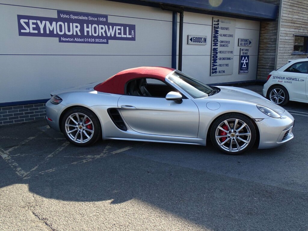Porsche 718 Boxster 2.5T S Convertible Euro 6 Ss Silver #6