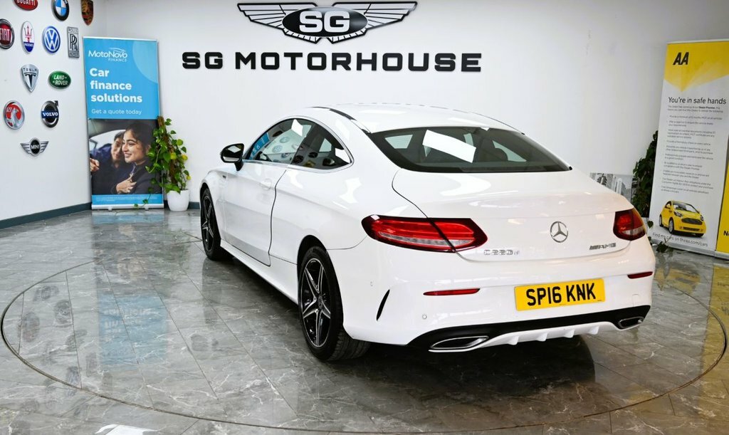Mercedes-Benz C Class Estate 1.6 C200d Sport Premium G-tronic Euro 6 White #9