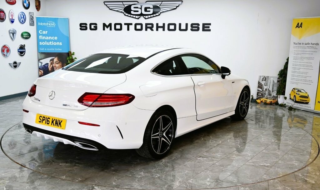Mercedes-Benz C Class Estate 1.6 C200d Sport Premium G-tronic Euro 6 White #11