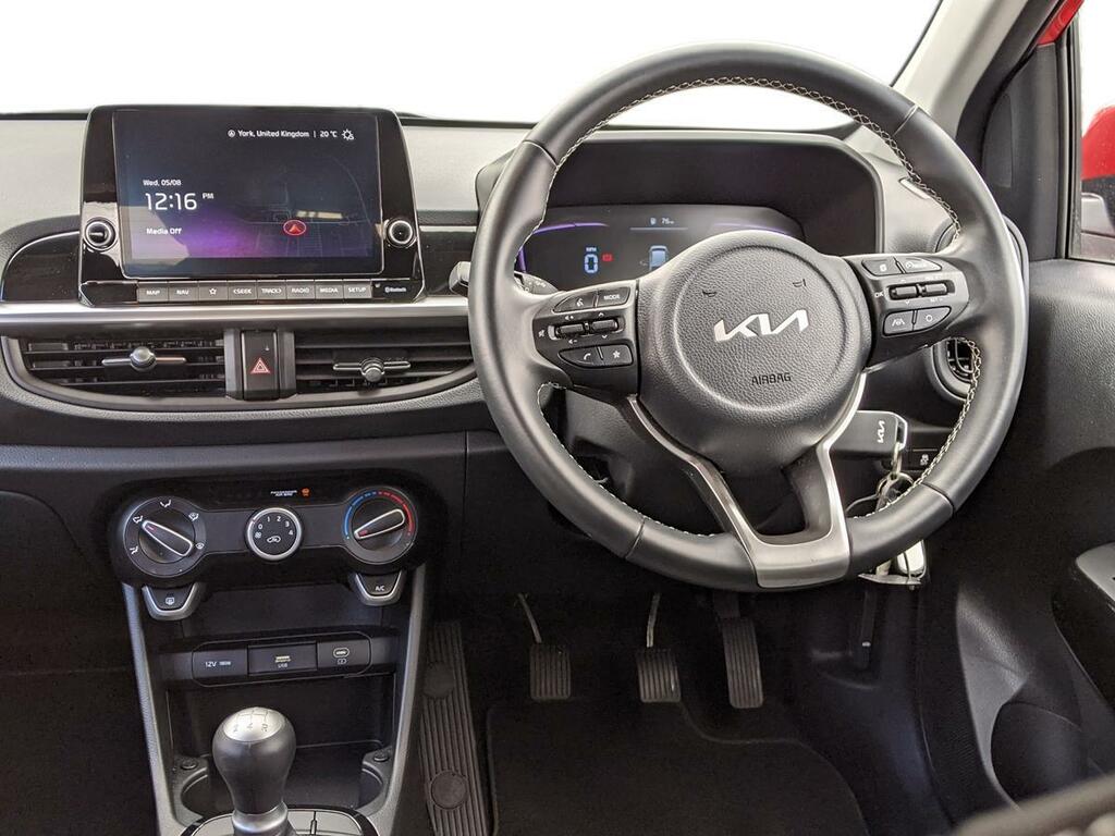 Kia Picanto 1.0 Dpi 3 Hatchback Euro 6 Ss White #12