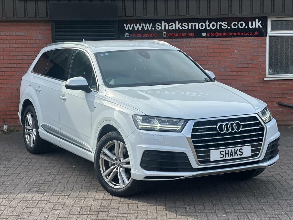 Audi Q7 3.0 Tdi V6 50 S Line Tiptronic Quattro Euro 6 Ss White