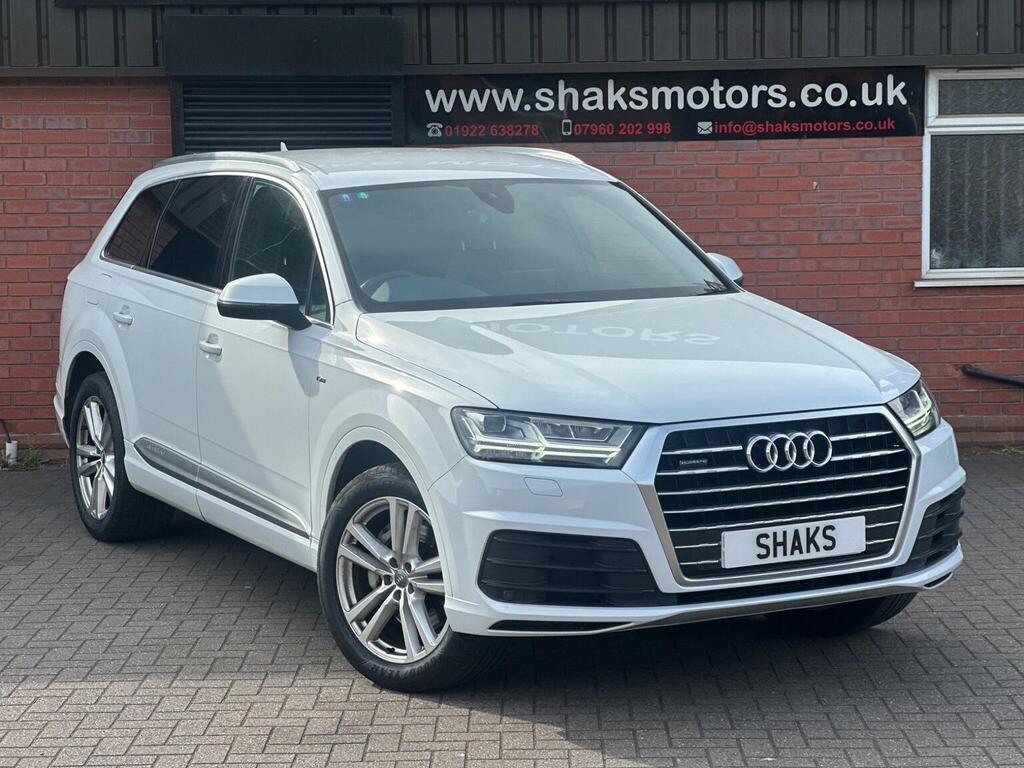Audi Q7 3.0 Tdi V6 50 S Line Tiptronic Quattro Euro 6 Ss White #2