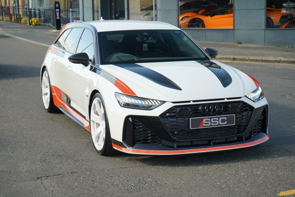 Audi RS6 Avant Gt White #5