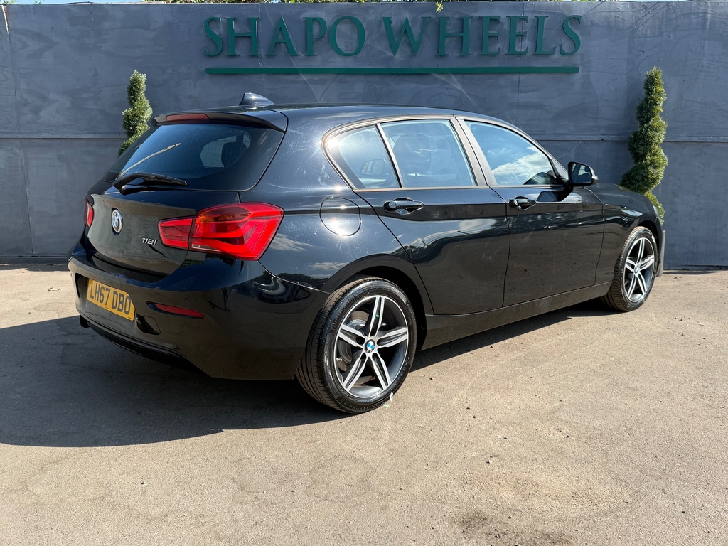 BMW 1 Series 1.5 118I Sport Hatchback Euro 6 S Black #5