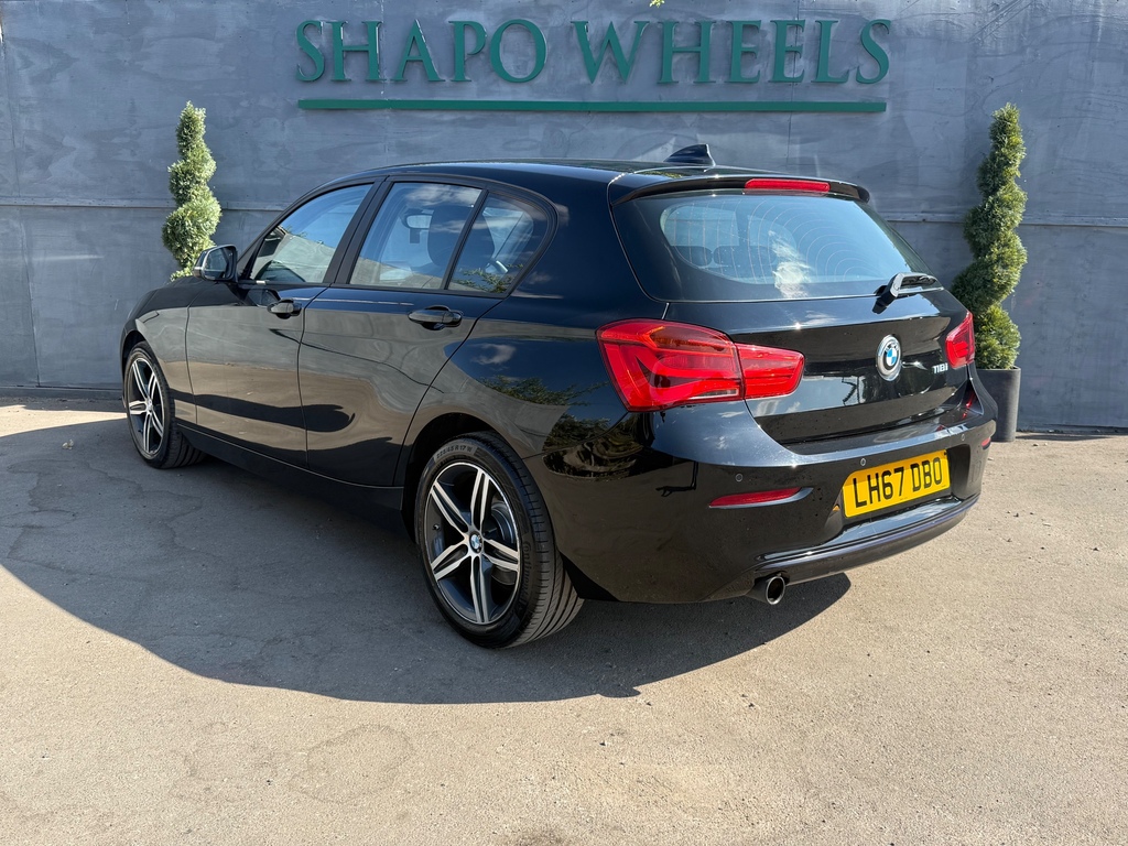 BMW 1 Series 1.5 118I Sport Hatchback Euro 6 S Black #2