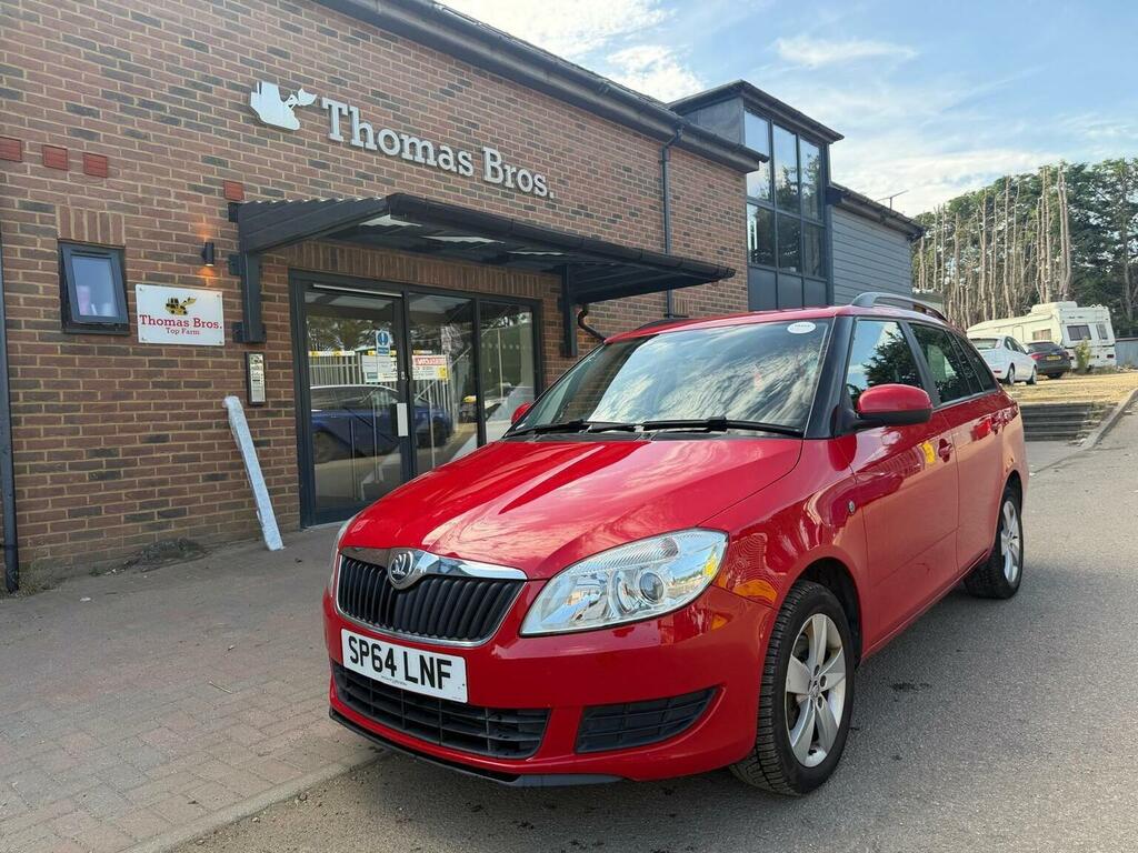 Skoda Fabia Estate 1.6 Tdi Se Euro 5 201464 Red #2