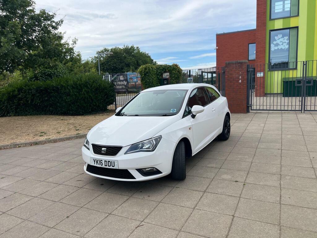 Seat Ibiza 1.0 Vista Sport Coupe Euro 6 YK16DDU White #6