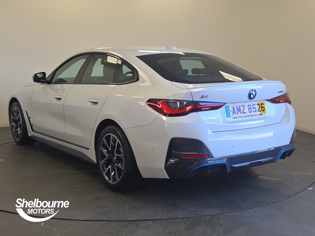 BMW i4 I4 40 83.9Kwh M Sport Gran Coupe AMZ8526 White #2