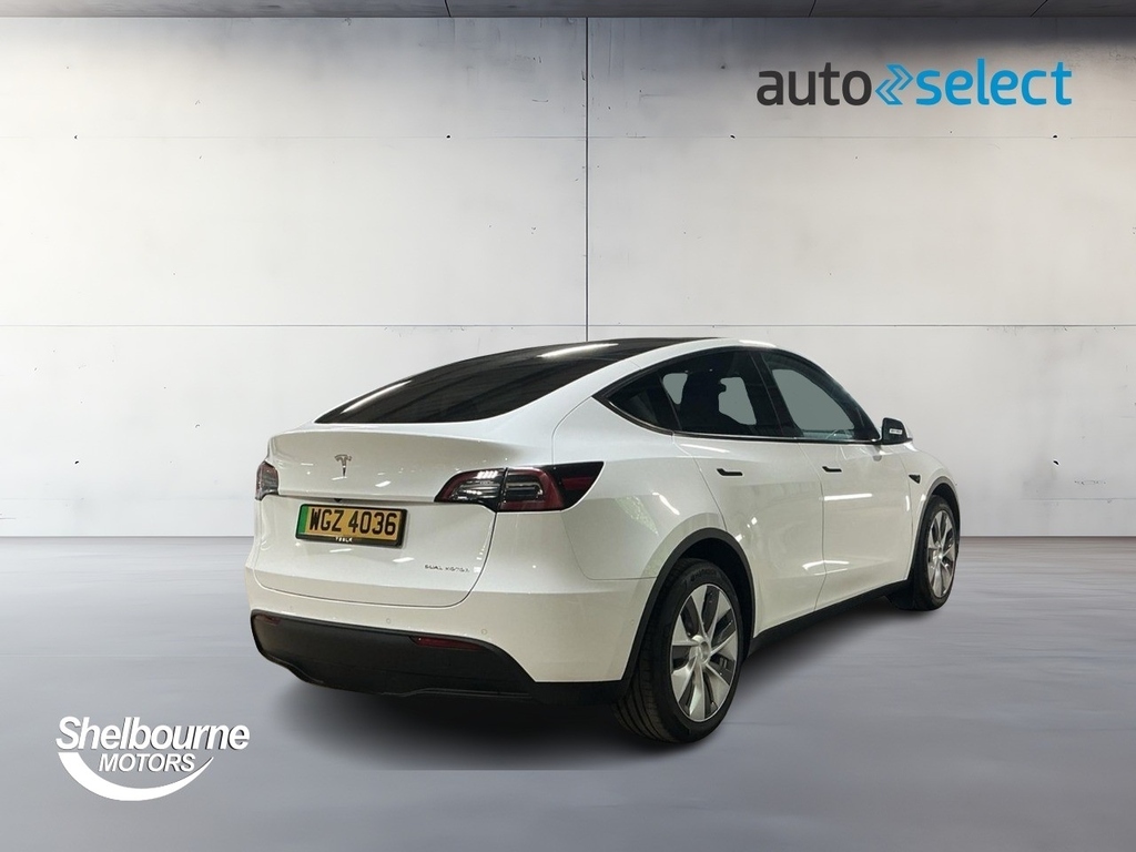 Tesla Model Y Model Y Dual Motor Long Range Suv A WGZ4036 White #4