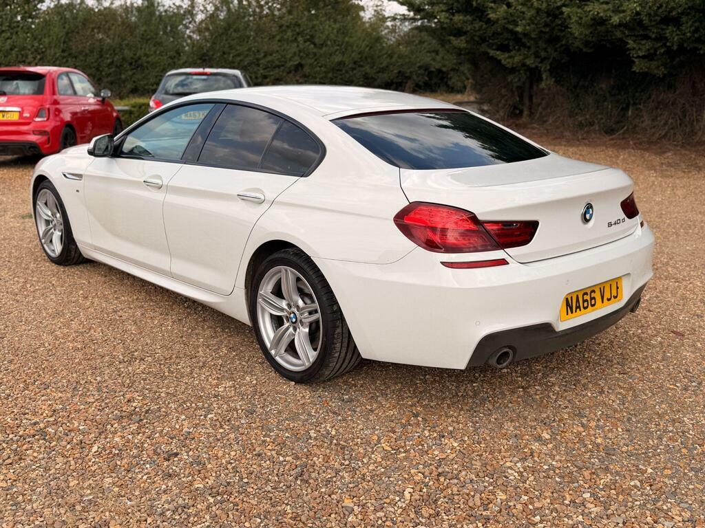 BMW 6 Series Gran Coupe 3.0 640D M Sport Euro 6 S S White #6