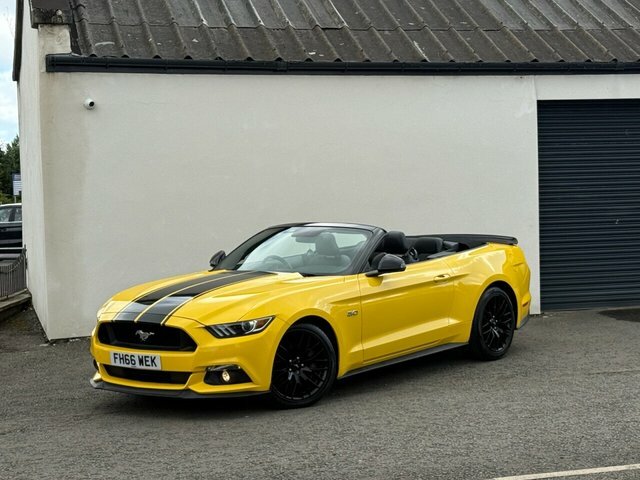 Ford Mustang 5.0 V8 Gt Convertible Euro 6 41 Yellow