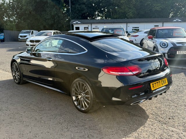 Mercedes-Benz C Class 2.0 C200 Amg Line Premium Coupe G-tro Black #5