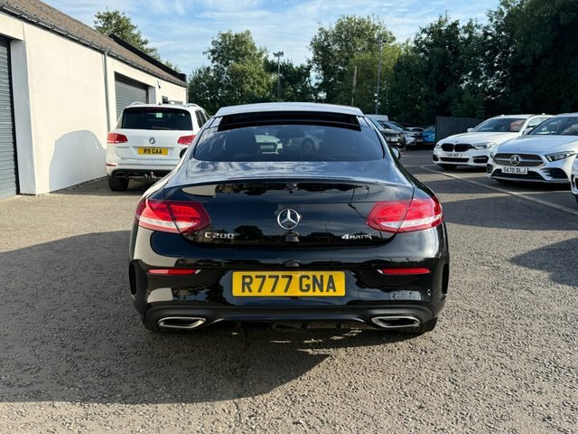 Mercedes-Benz C Class 2.0 C200 Amg Line Premium Coupe G-tro Black #3