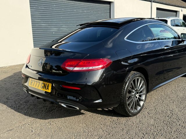 Mercedes-Benz C Class 2.0 C200 Amg Line Premium Coupe G-tro Black #2