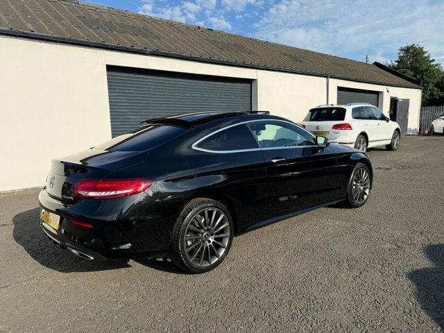 Mercedes-Benz C Class 2.0 C200 Amg Line Premium Coupe G-tro Black
