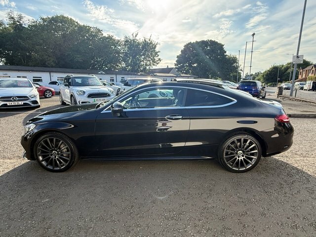Mercedes-Benz C Class 2.0 C200 Amg Line Premium Coupe G-tro Black #6