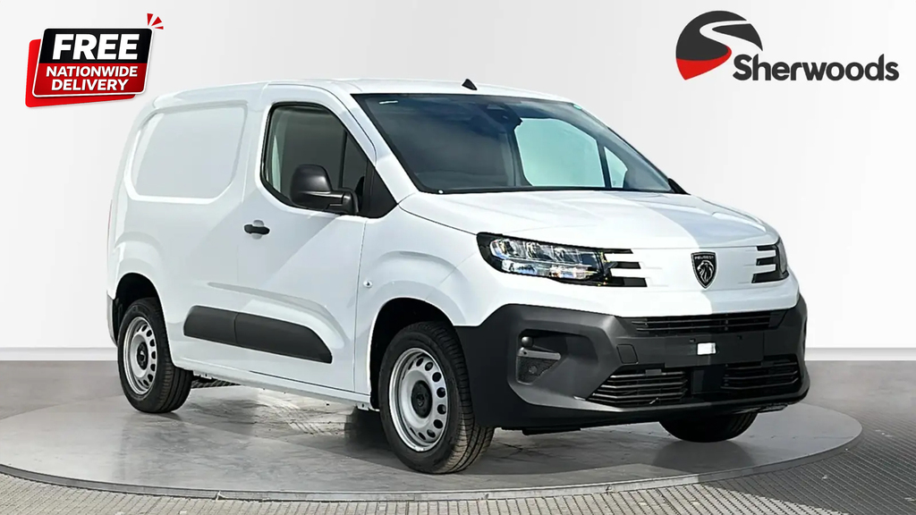 Peugeot Partner 1.5 Bluehdi 1000 Professional-plus Standard Panel White