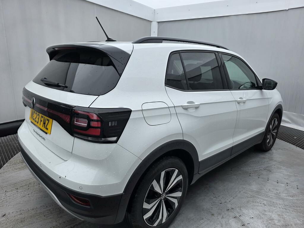 Volkswagen T-Cross 1.0 Tsi Black Edition Suv Euro 6 NC23FNZ White #3