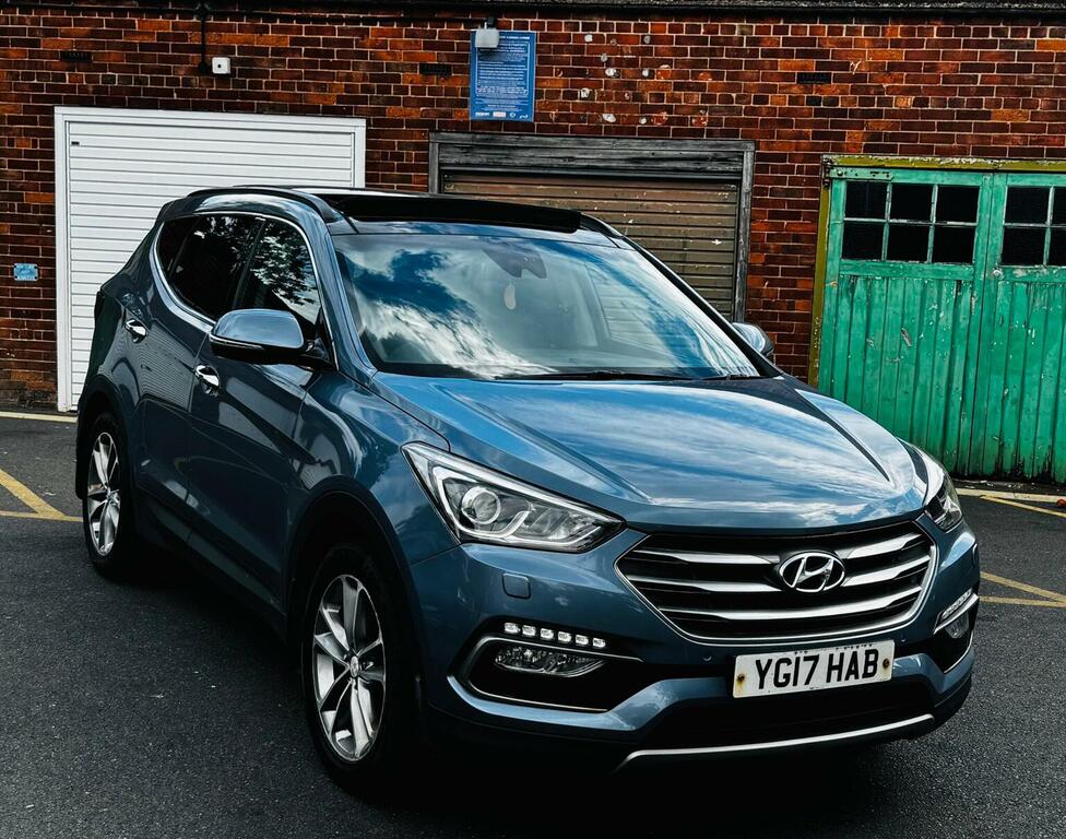 Hyundai Santa Fe 2.2 Crdi Blue Drive Premium Se 4Wd Euro 6 S Blue #2