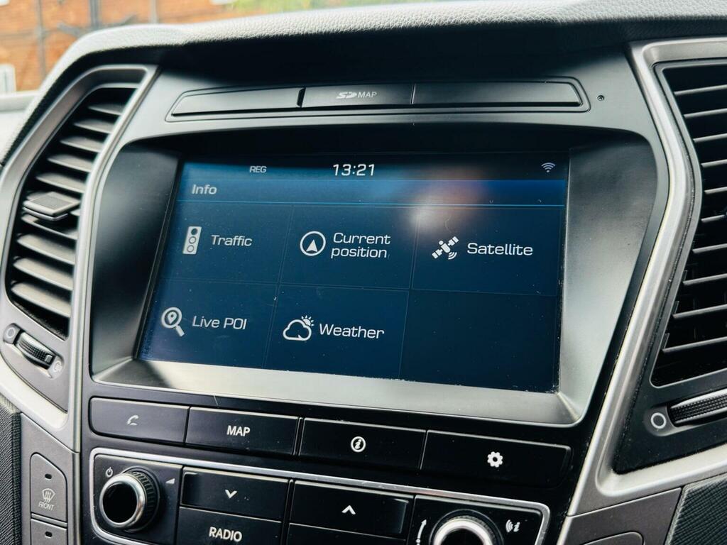 Hyundai Santa Fe Crdi Premium Blue Drive White #46